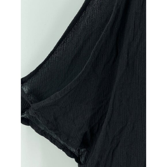 O'Neill Womens XS Beach Swimsuit Cover Up Boho Style Black Embroidery Surf Dress - Picture 6 of 12